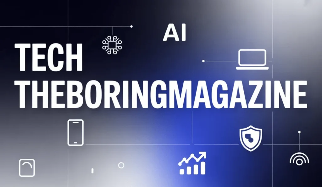 Tech TheBoringMagazine: Simplifying Digital Trends