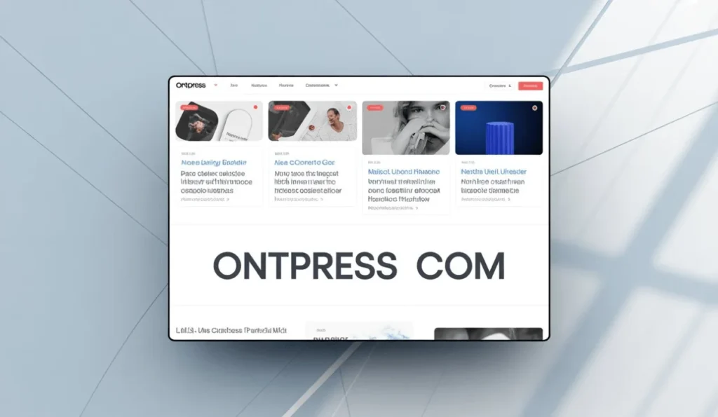 Ontpress Com: A Reliable Digital Content Publishing Platform Ontpress Com: A Reliable Digital Content Publishing Platform